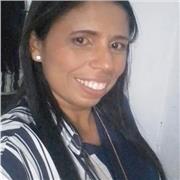 Puesto de teletrabajo como profesora de naturales